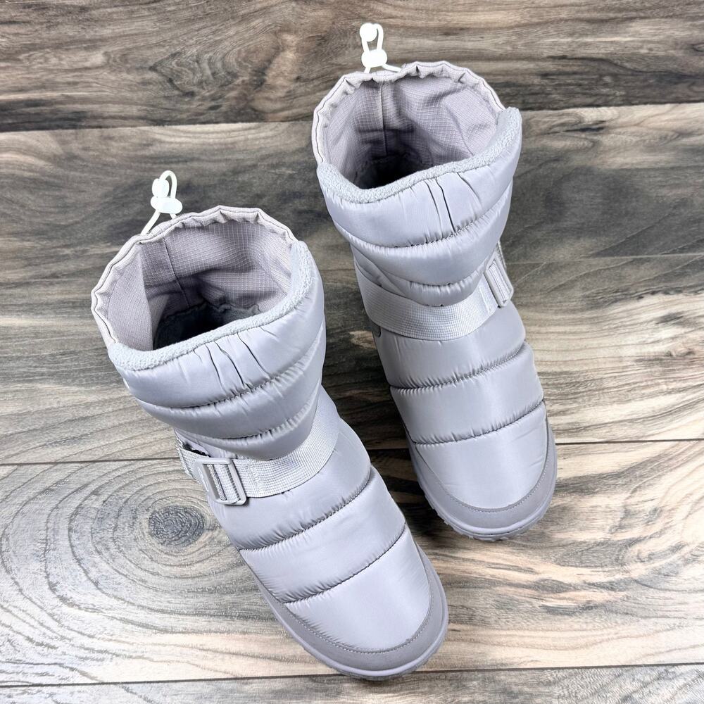 NIB Chaco Ramble Puff Tall Winter Boots 10M Ash Gray Puffer - Picture 3 of 9